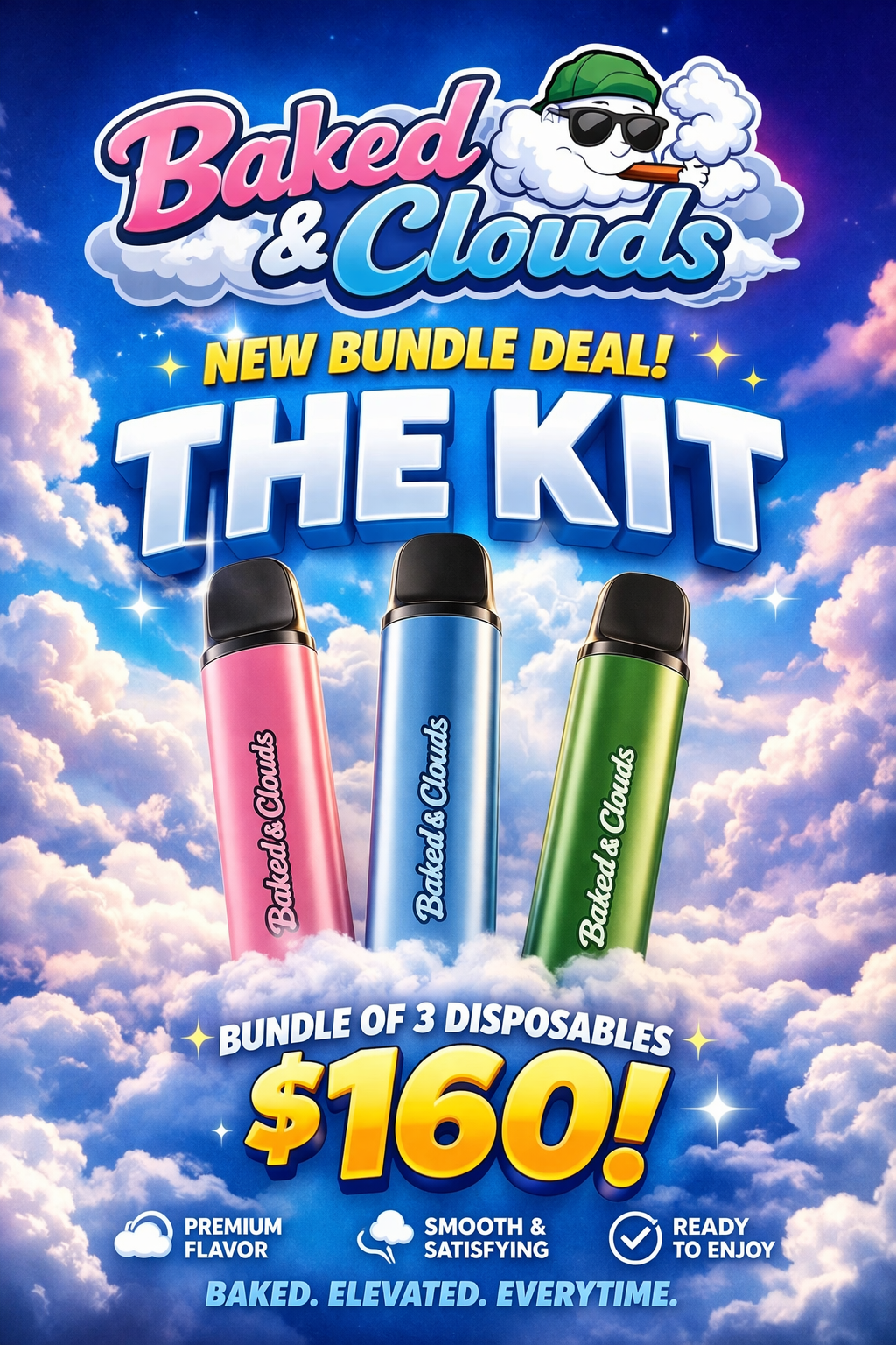 THE KIT ( 3 disposables)